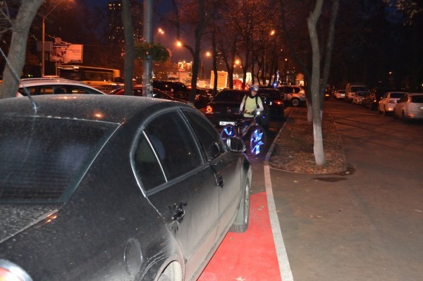 Ukraine, obviously, has different problems than cycle lane management