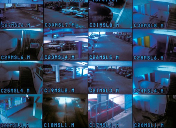 CCTV surveillance monitors